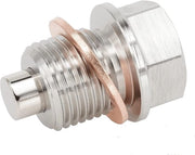 Olio sfuggente plug M16x1.5 - Acciaio inossidabile - Plug di sfogo olio magnetico - Sostituzione Subaru/Mini - Forti magneti neodimio - Facile da installare - Plug di sfogo olio per motori