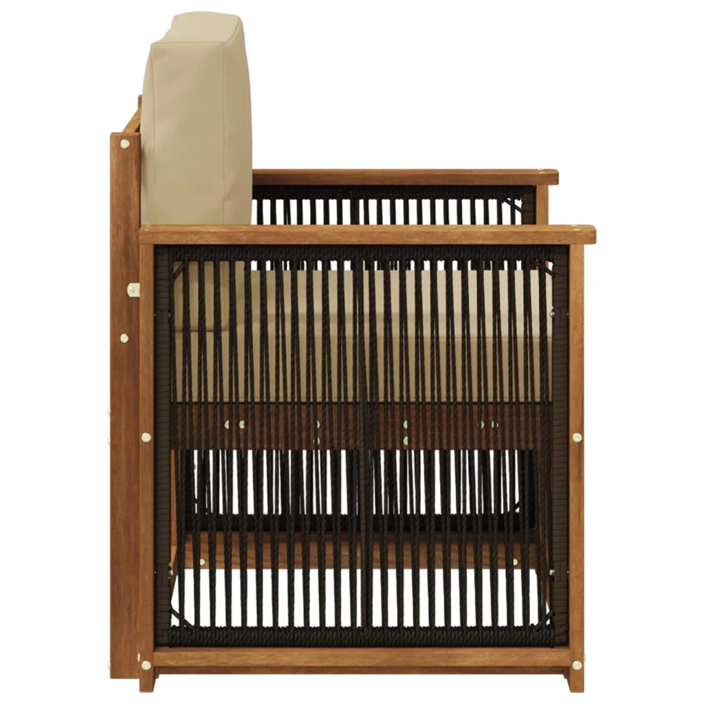 Divano centrale per esterno-Divano componibile Naturale 591418