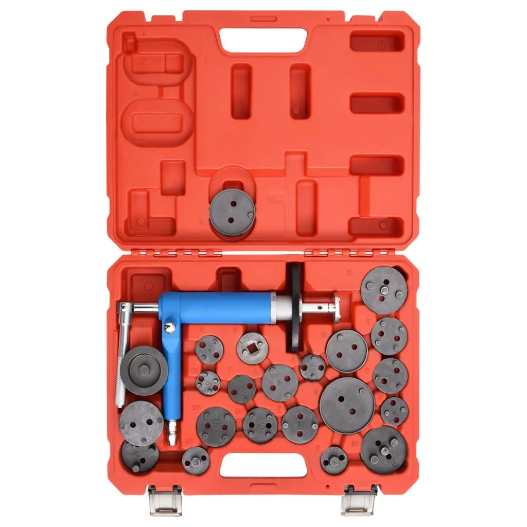 Kit di Attrezzi per Pinza Pistone del Freno Pneumatico 23 pz 210659