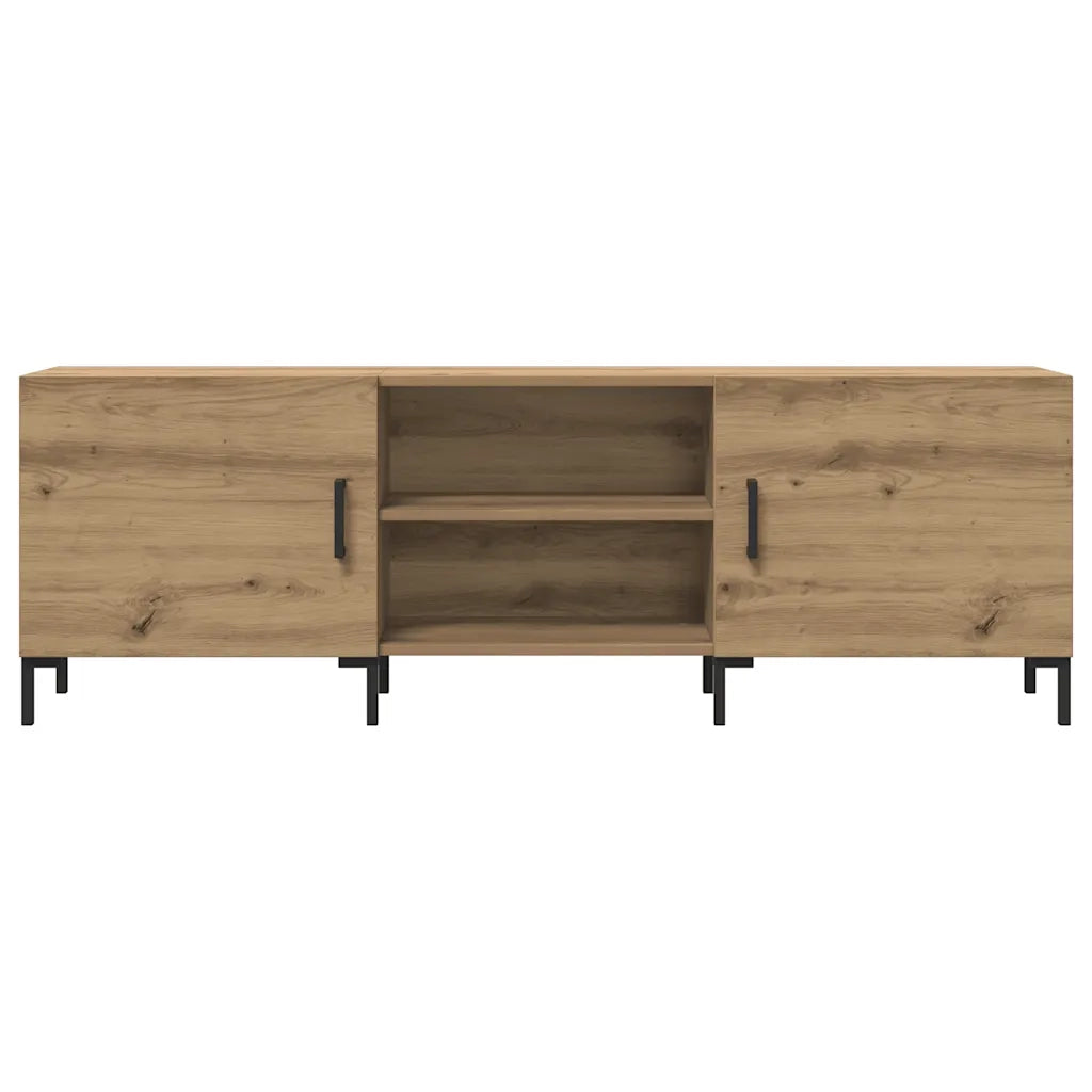 Mobile Porta TV Rovere Artigianale 150x30x50cm in Truciolato 857329