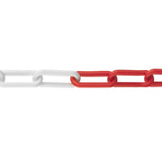 Catena in plastica Ã˜ 6 mm. bianco - rosso 20 mt.
