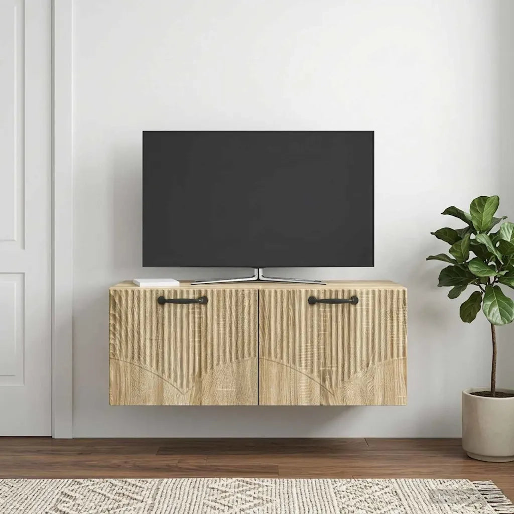 Mobile Porta TV da Muro Rovere Sonoma 78,5 x 31 x 30 cm 899057