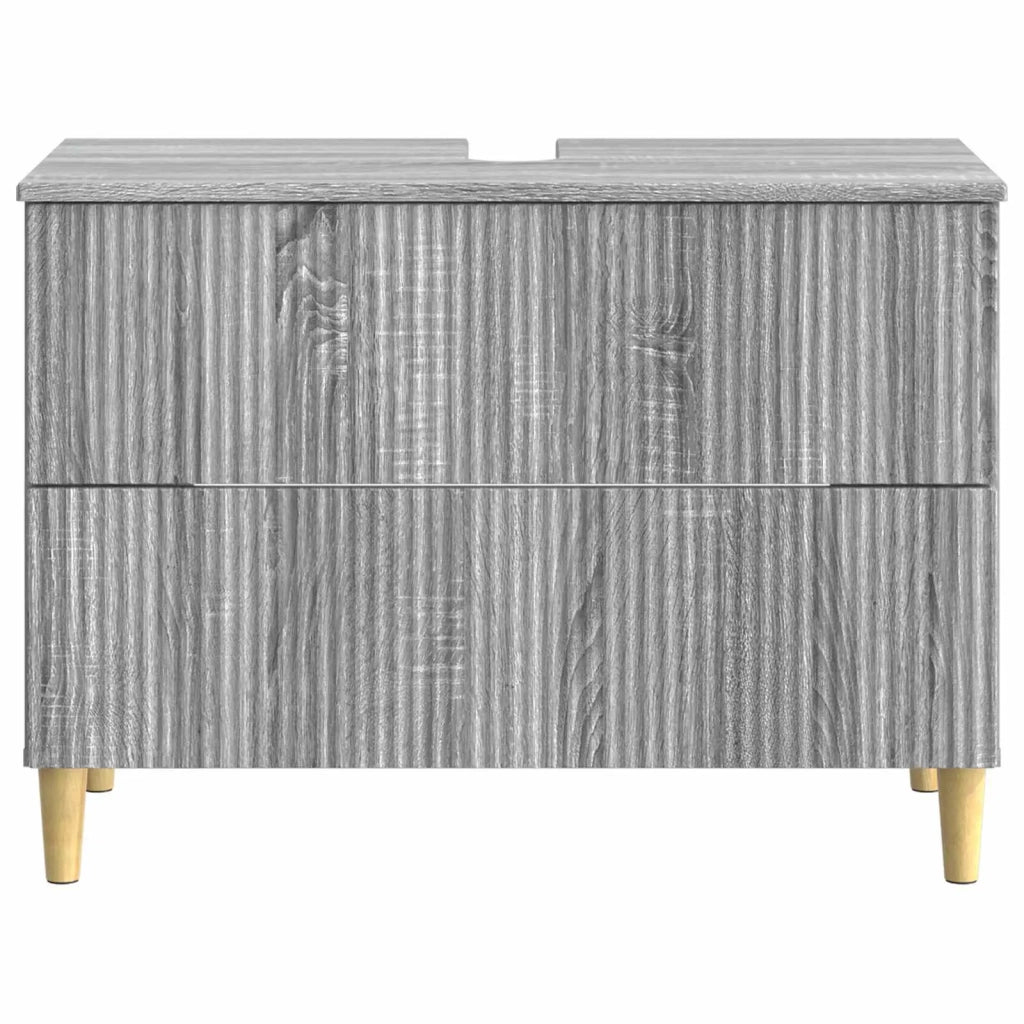 Armadio per Lavabo da Bagno ARNHEM Sonoma grigio 896581