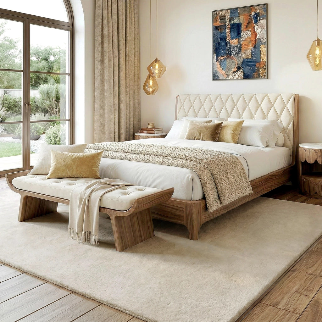 Tappeto Moderno Pelo Lungo Lavabile ¨C zephmum ¨C Crema 120x160 cm