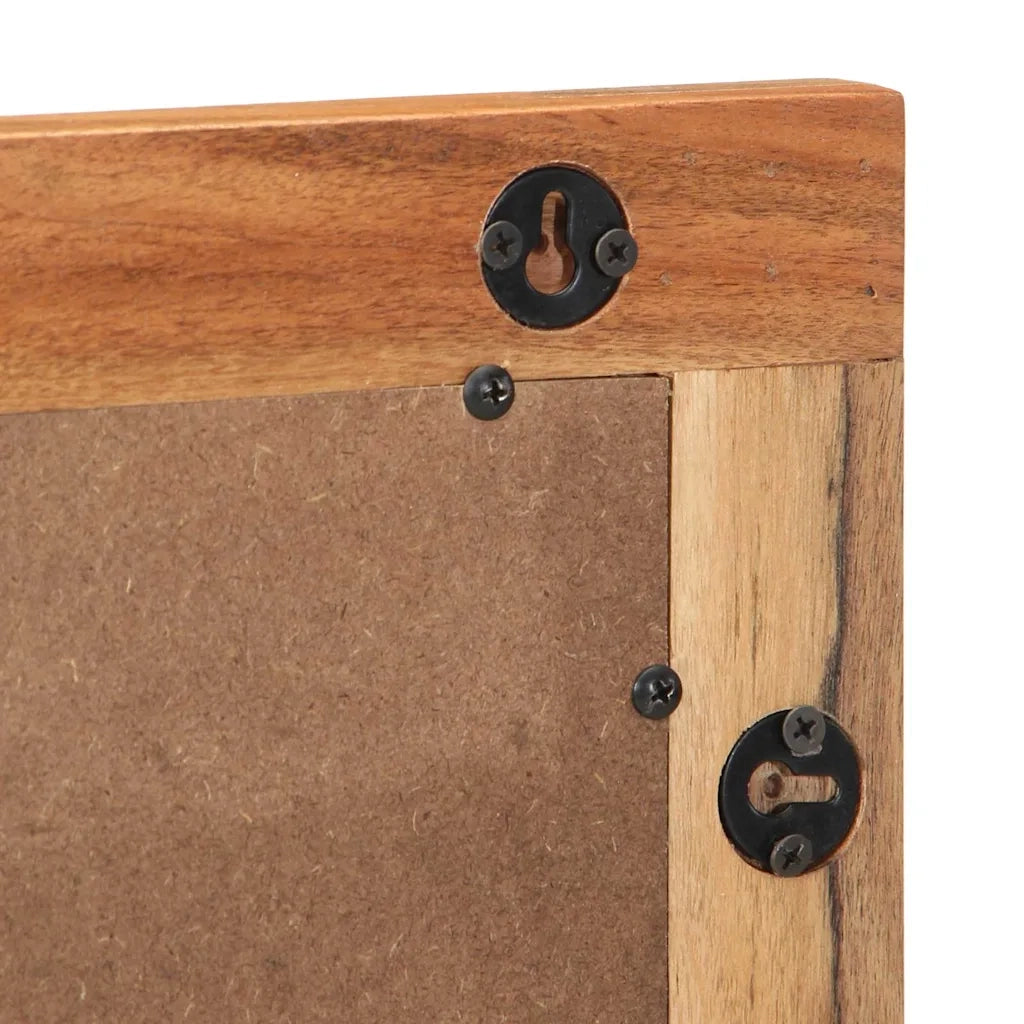 Specchio da Bagno Montaggio a parete marrone 50 x 70 x 3 cm 4017787