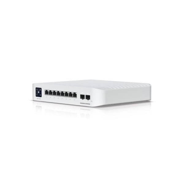 Ubiquiti switch 8 porte lan gigabit poe layer 3, 2p 10g sfp+, usw-pro-8-poe-eu