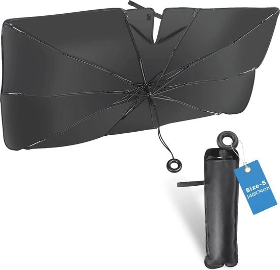 Zonnetenda per parabrezza - 140 x 74 cm - protezione UV e isolamento termico per auto e SUV