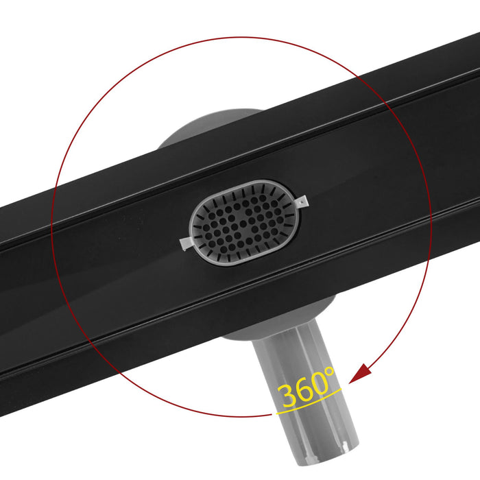 Canalina Di Scarico Neox Pro Black Matt 70