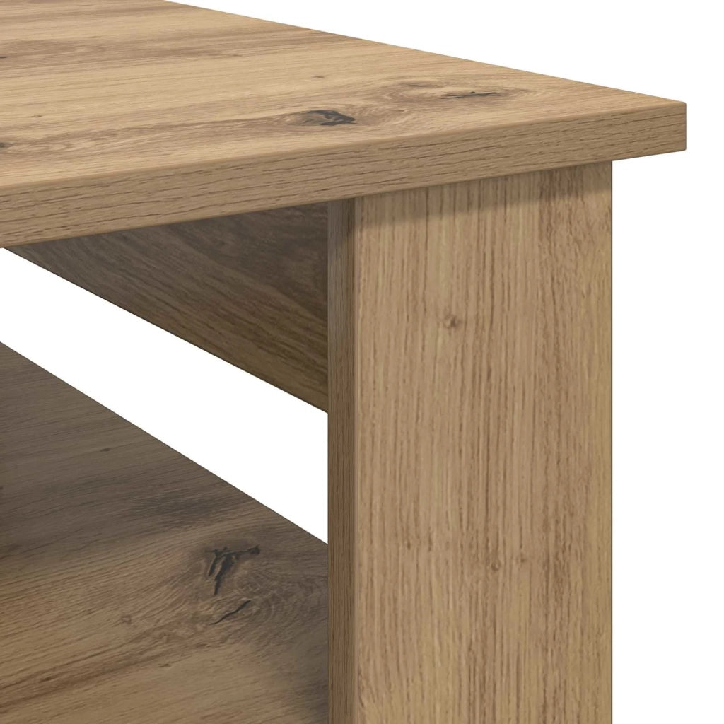 Tavolino da salotto Rovere artigianale 96 x 54 x 44 cm