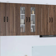 Mobile da cucina con lo scaffale-Armadio da cucina Rovere Marrone 60 x 31 x 80 cm 580488