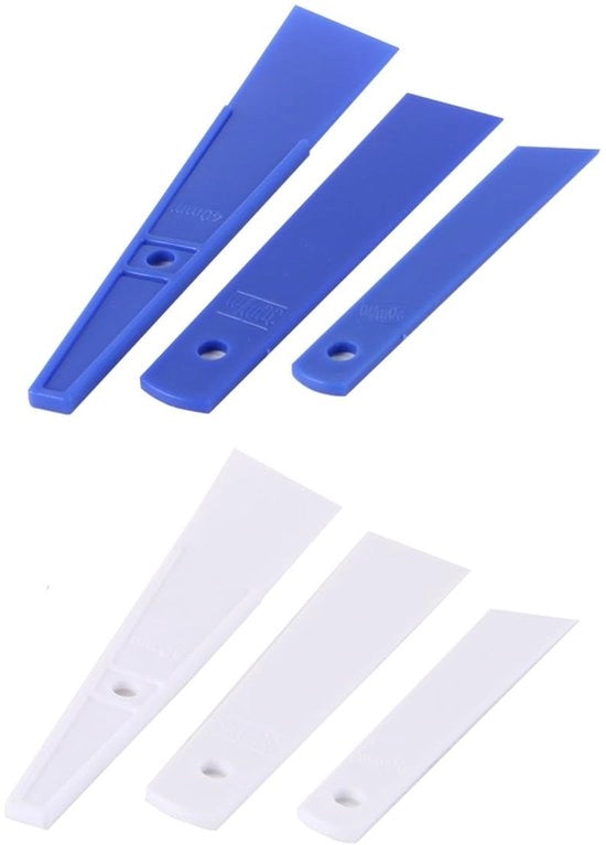 Set di applicazione colla - 6 pezzi - Materiale plastico duraturo - Manico ergonomico - Applicazione colla precisa - Ideale per il fai da te - Pennello per colla