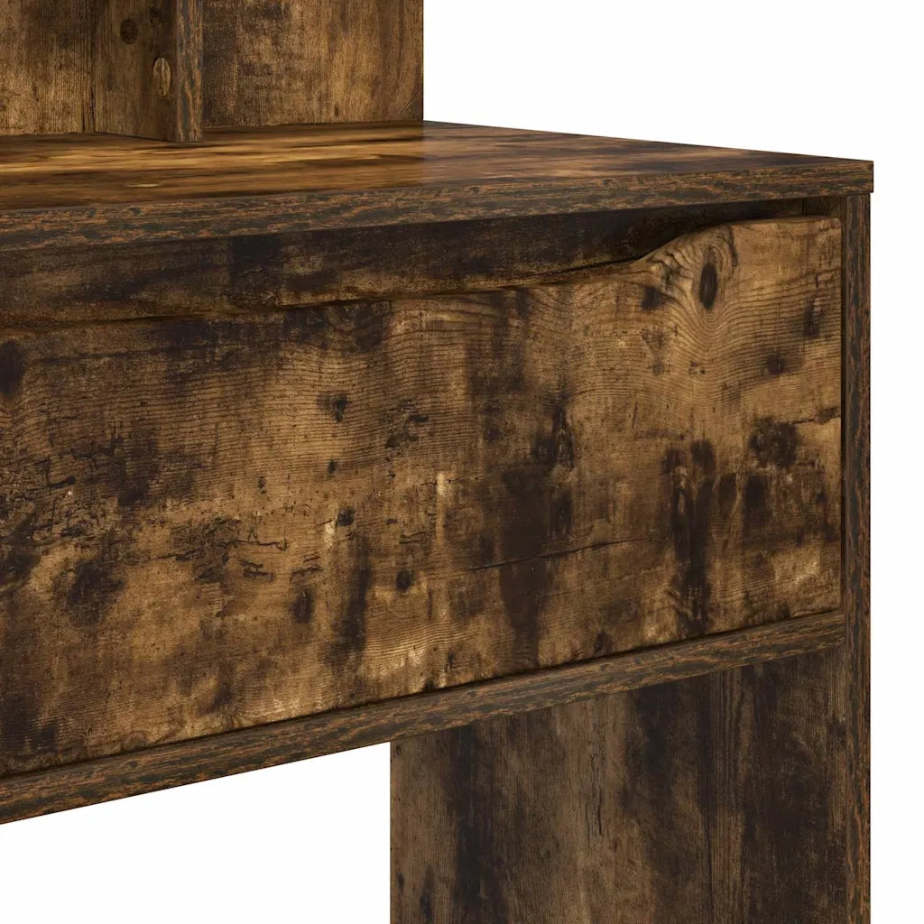 Tavoli da Trucco per Camera da Letto con cassetto Rovere fumé