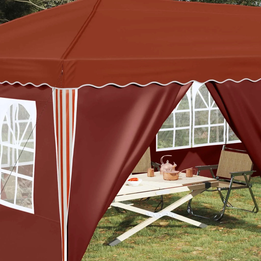 Tenda per feste a pop-up 575 x 288 x 245 cm Terracotta 42019809