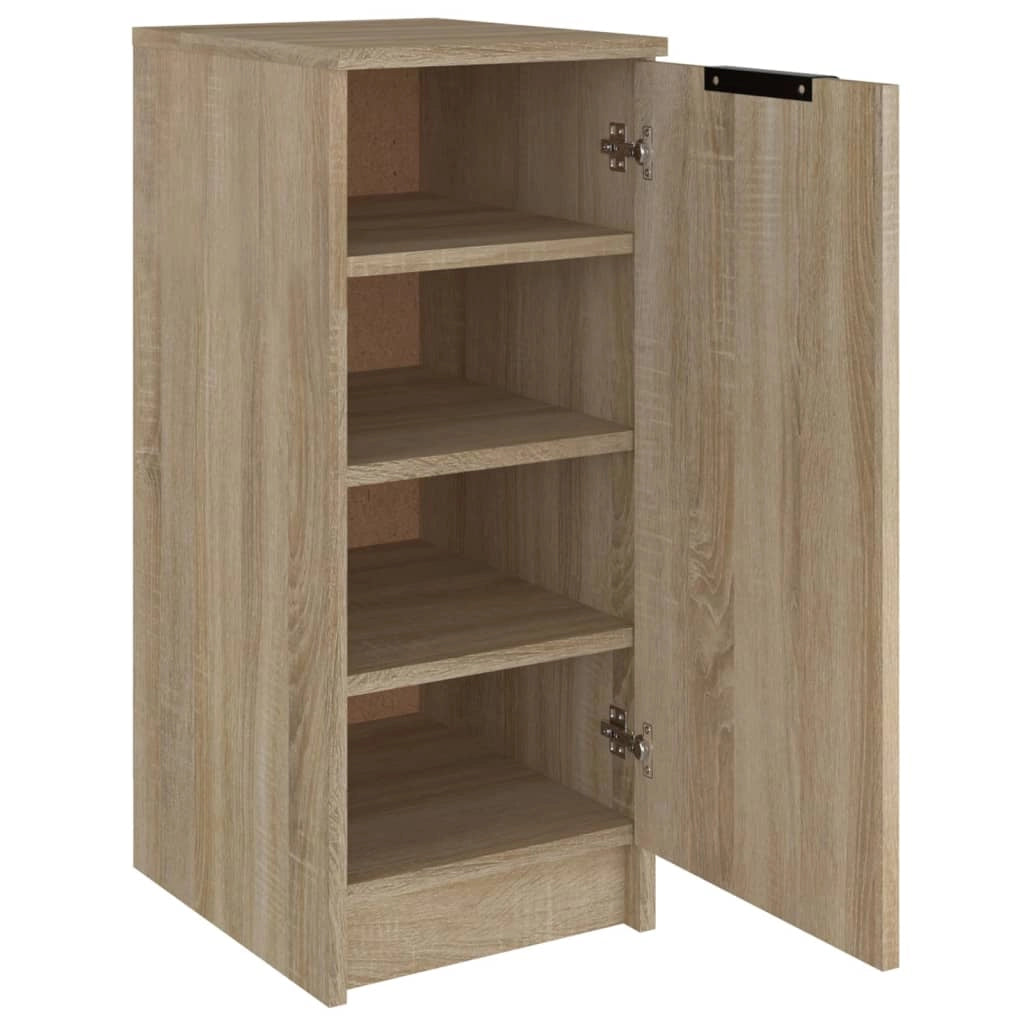 Scarpiera mobiletto portascarpe mobile per ingresso/corridoio/soggiorno legno Sonoma 30 x 35 x 70 cm marrone legno ingegnerizzato 02_0021691