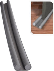 Set di due strisce di toccamento - toccamento - grigio - schiuma - 93 x 3 cm - stoppere toccamento porta