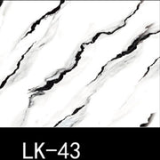 Trade Shop - Pannello Adesivo Effetto Marmo Bianco Venato Nero 120x300 Cm Pareti Paraschizzi Stanza -
