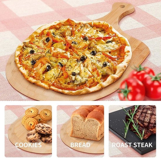 Pietra per pizza - pietra per cuocere pizza - qualità premium – forno – barbecue – BBQ pizza