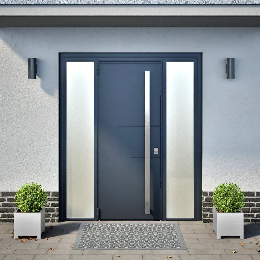 vidaXL Fioriere da Giardino 2 pz 30x30x30 Grigie in Acciaio Zincato