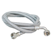 TUBO CARICO LAVATRICE INOX CON CURVA- mt 3- DH- pezzi 1