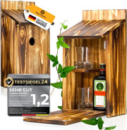 Casa degli Uccelli Minibar - Accessori per Whisky - Regalo per Uomo - 1 pezzo - Legno