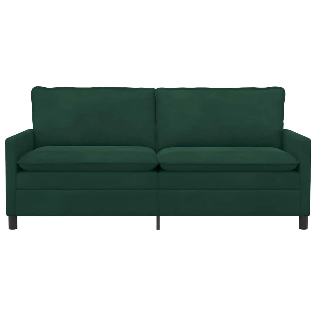 Divano Verde Scuro 196 x 81 x 87,5 cm Velluto