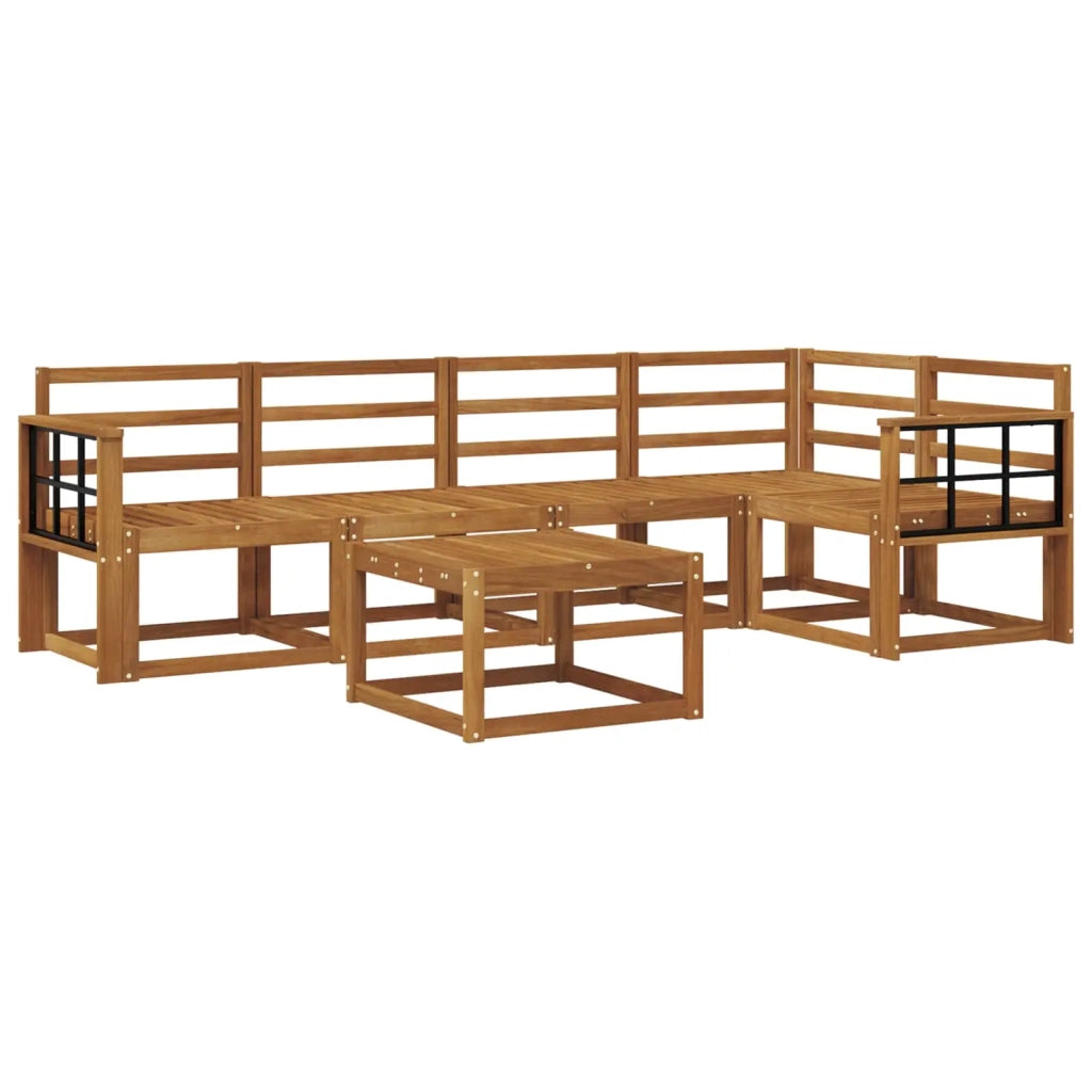 Set di divani da esterno 6 pcs Naturale