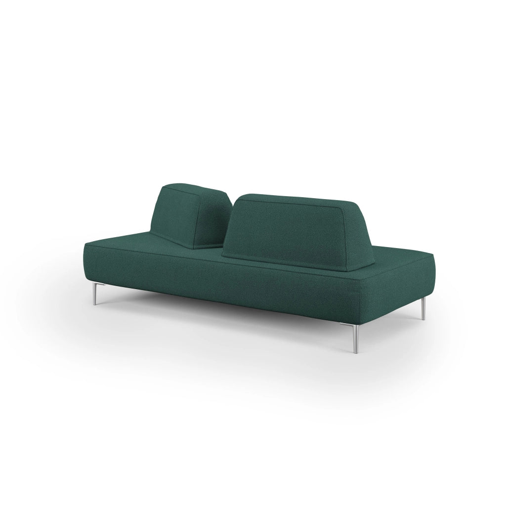 Newton Divano modulare con schienali movibili T07 167 cm verde