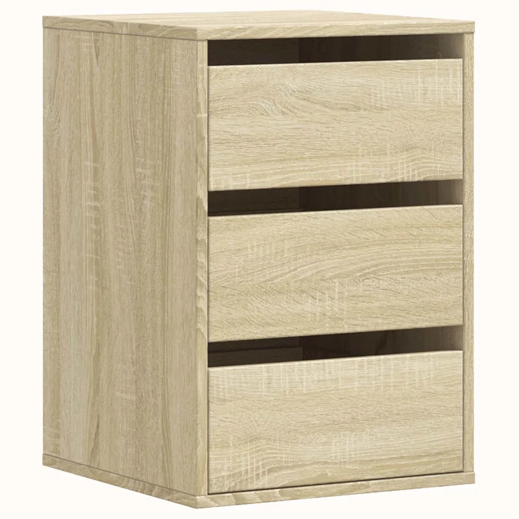 Cassettiera Angolare Rovere Sonoma 40x41x58cm Legno Multistrato 852836