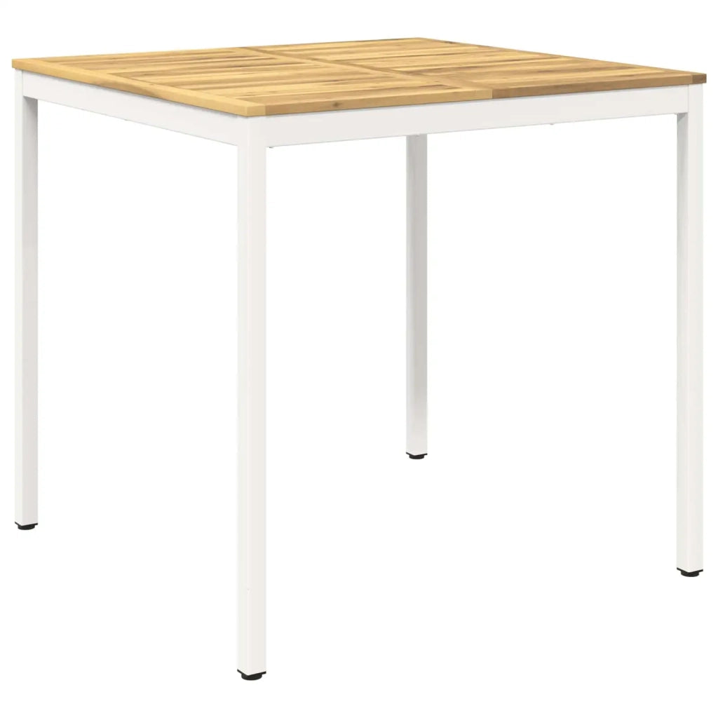 Tavolo Bar da Giardino Bianco 110 x 108,5 x 105 cm 901781