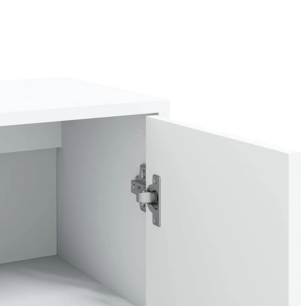 Credenze 3 pz | Madia | Buffet da pranzo | Armadio da pranzo Bianche 60x31x84 cm in Legno Multistrato