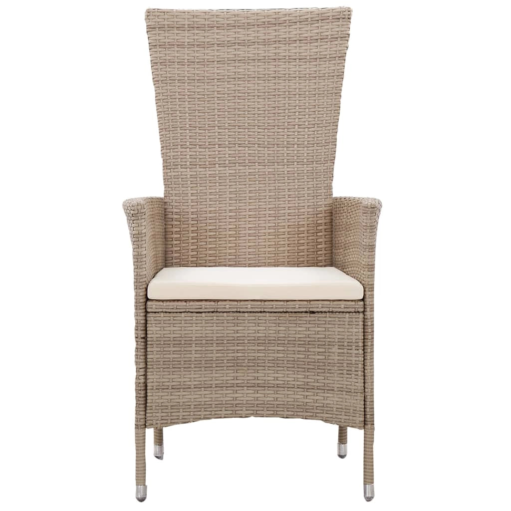 Set da pranzo da esterno beige da 5 pezzi con cuscini 02_0014147