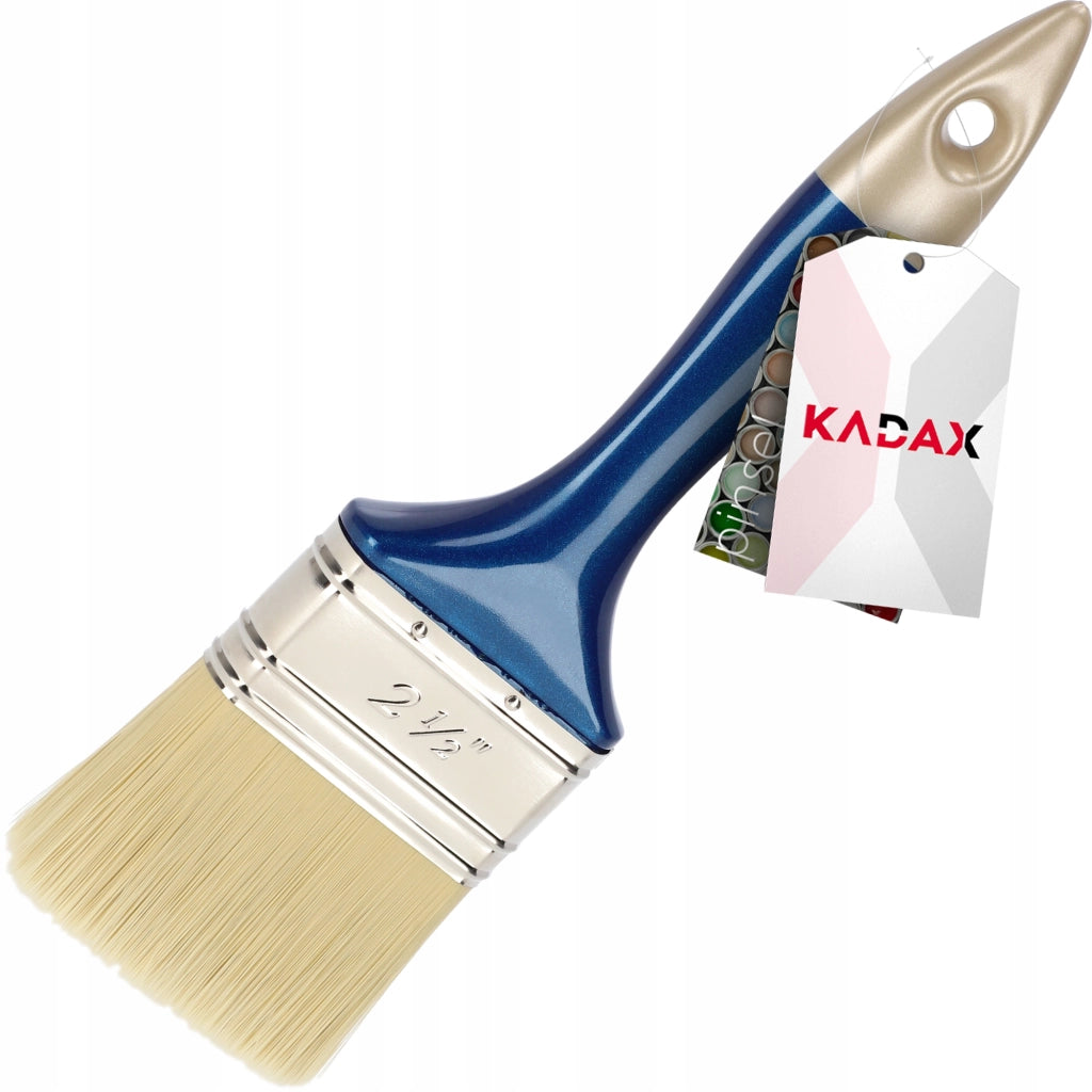 Pennello universale piatto dritto KADAX per pittura inglese, prodotto per la lucidatura, 65 mm