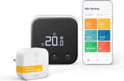 Kit di Avvio per Termostato Inteligente con Termostato a Camera Cablato e Bridge - Ideale per Risparmio di Energie e Costi