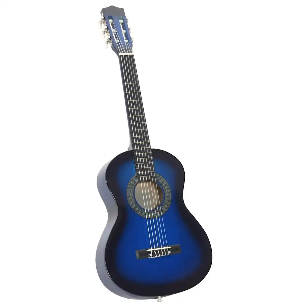 Set Chitarra Classica per Principianti Blu 8 pz 1/2 34"