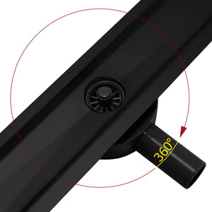 Canalina Di Scarico Rea Greek Pro Black Matt 90