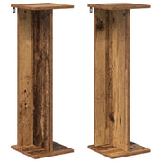 Supporto per piante | Sostegno per piante 2 pz Legno vecchio 25 x 25,5 x 80,5 cm