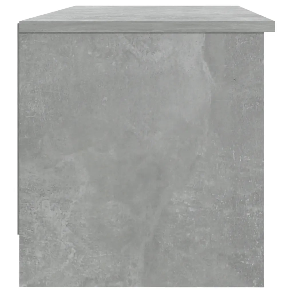 Mobile Porta TV Grigio Cemento 102x35,5x36,5 Legno Multistrato