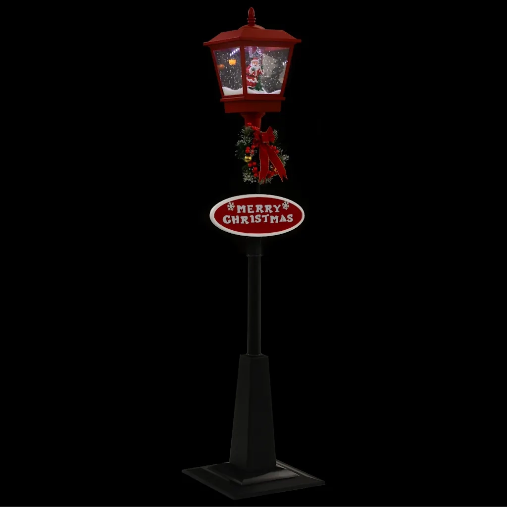 Lampione di Natale con Babbo Natale 180 cm LED 284339