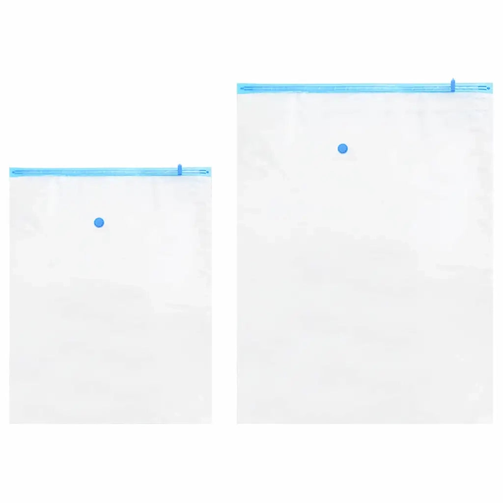 Sacchetti per Stoccaggio 5 pz Trasparente e Blu 130 x 100 cm CFW2788339