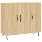 Credenza | Madia | Buffet da pranzo | Armadio da pranzo Rovere Sonoma 90x34x80 cm in Legno Multistrato