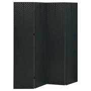 Paravento a 4 Pannelli 2 pz Nero 160x180 cm in Acciaio 3095193