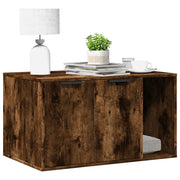vidaXL Recinto Lettiera Gatti Rovere Fumo 80x50x45 cm in Truciolato