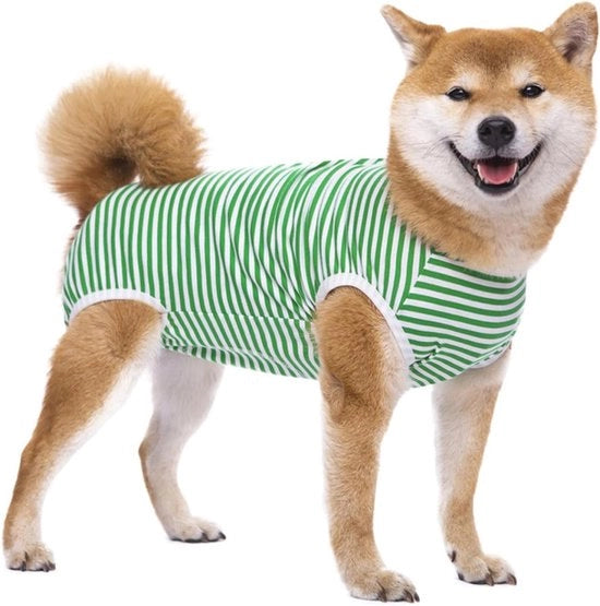 Abbigliamento per cani, pantaloni per dopo intervento chirurgico, abbigliamento protettivo per animali domestici (verde XL)