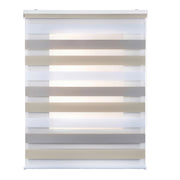 Tenda a Rullo giorno / notte Avvolgibile Con Doppio telo Tricolore 60x180 cm