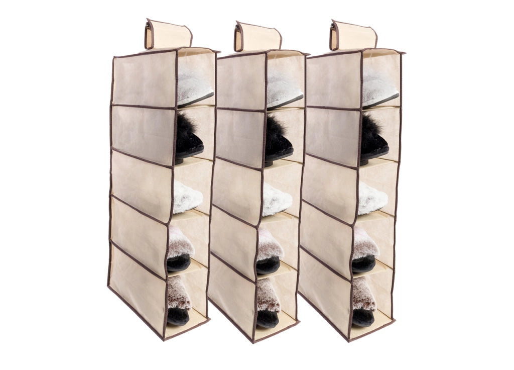 Organizer Spazio Cassetti Armadio Organizzatore Guardaroba Vani Scatola Pieghevole - 5 Pezzi - 5 Vani