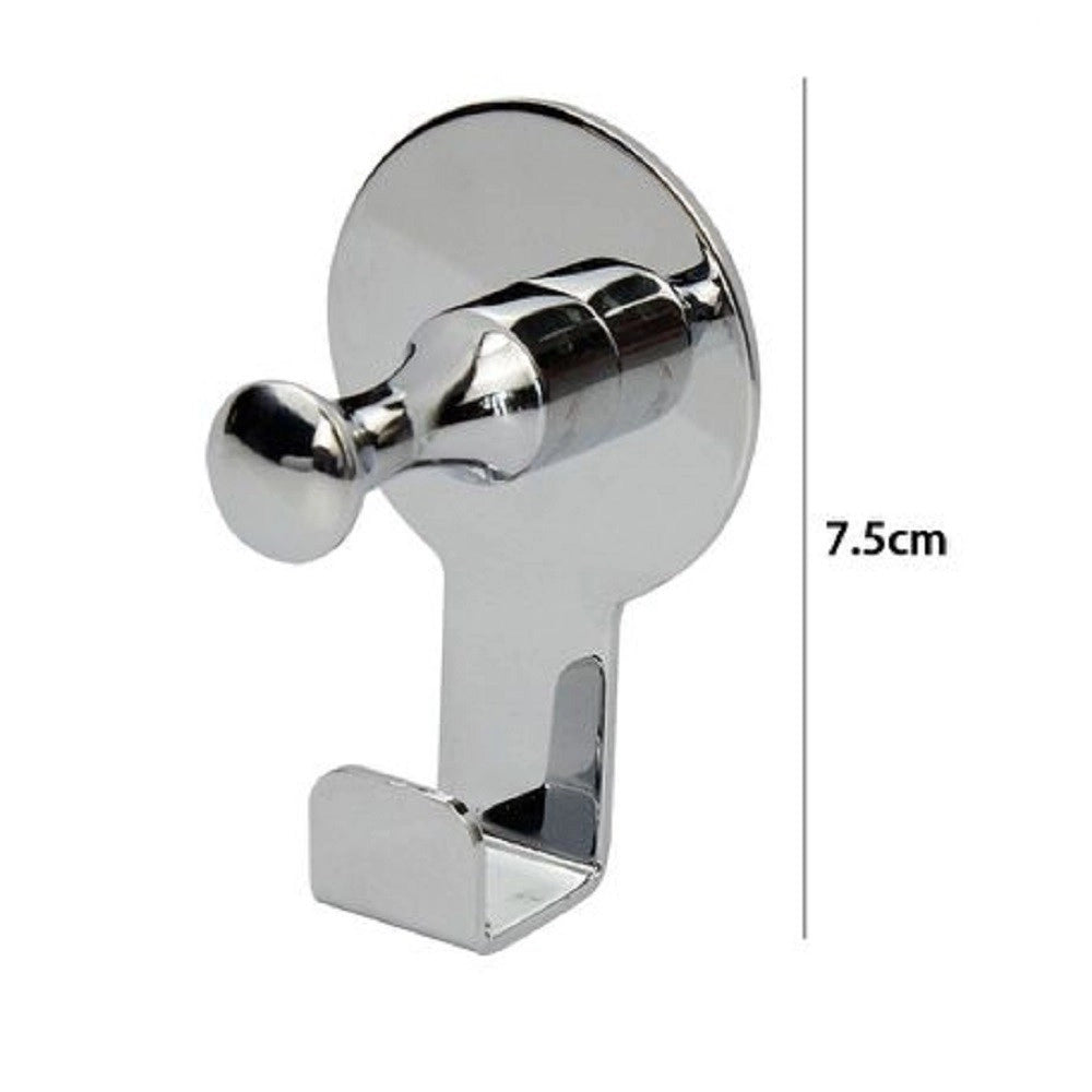 Trade Shop - Appendino Gancio Appendi Porta Asciugamano 1 Posto Bagno Cromato 7.5 Cm 59745 -