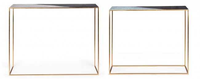 Set 2 Consolle Desur in Metallo