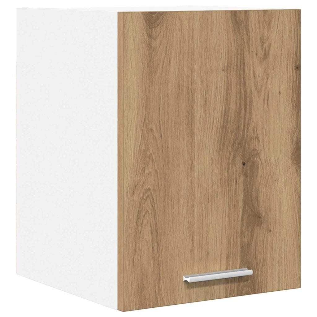 Armadio pensile Rovere Artigiano e Bianco 30 x 31 x 40 cm 884128
