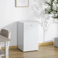 Frigorifero Piccolo 91L Monoporta Reversibile con Congelatore e Temperatura Regolabile, Bianco