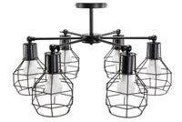 Lampada Da Soffitto Pensile Metallico Loft APP735-6C